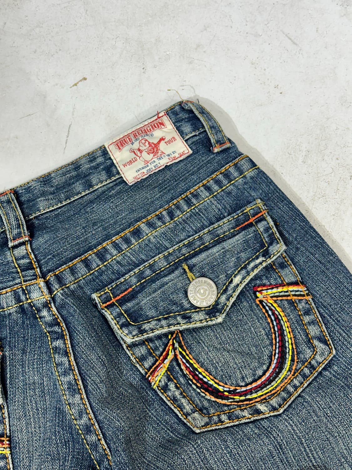 USA 트루 릴리전 조이 빅 티 부츠컷 플레어진 청바지 데님 팬츠 28 상품이미지6