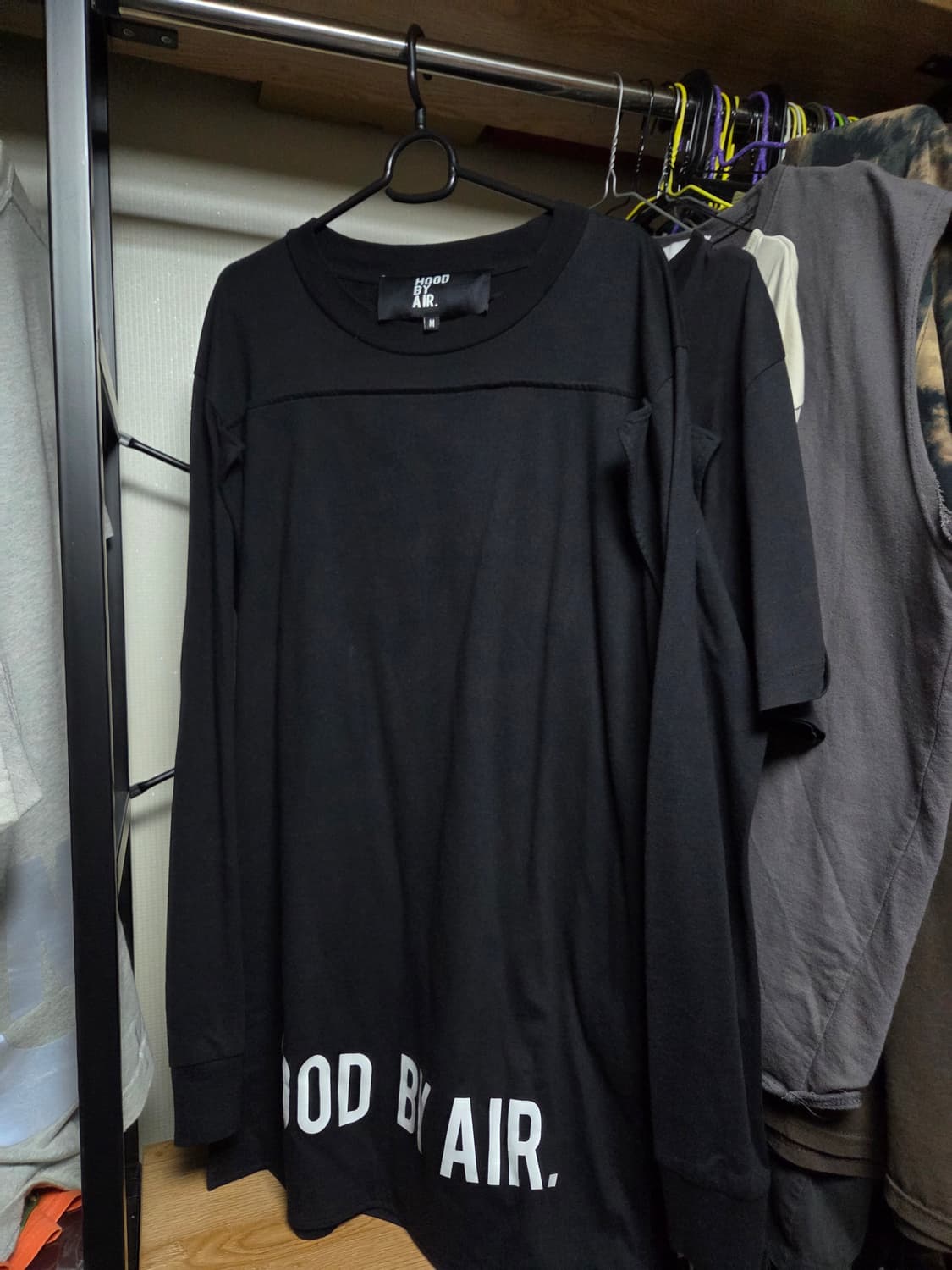 [M] HBA 후드바이에어 롱슬리브 긴팔 맨투맨 HOOD BY AIR 상품이미지1