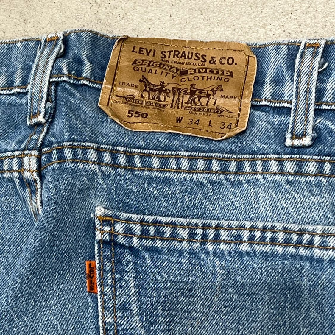 usa 리바이스 550 오렌지탭 데님팬츠 s10808 상품이미지7