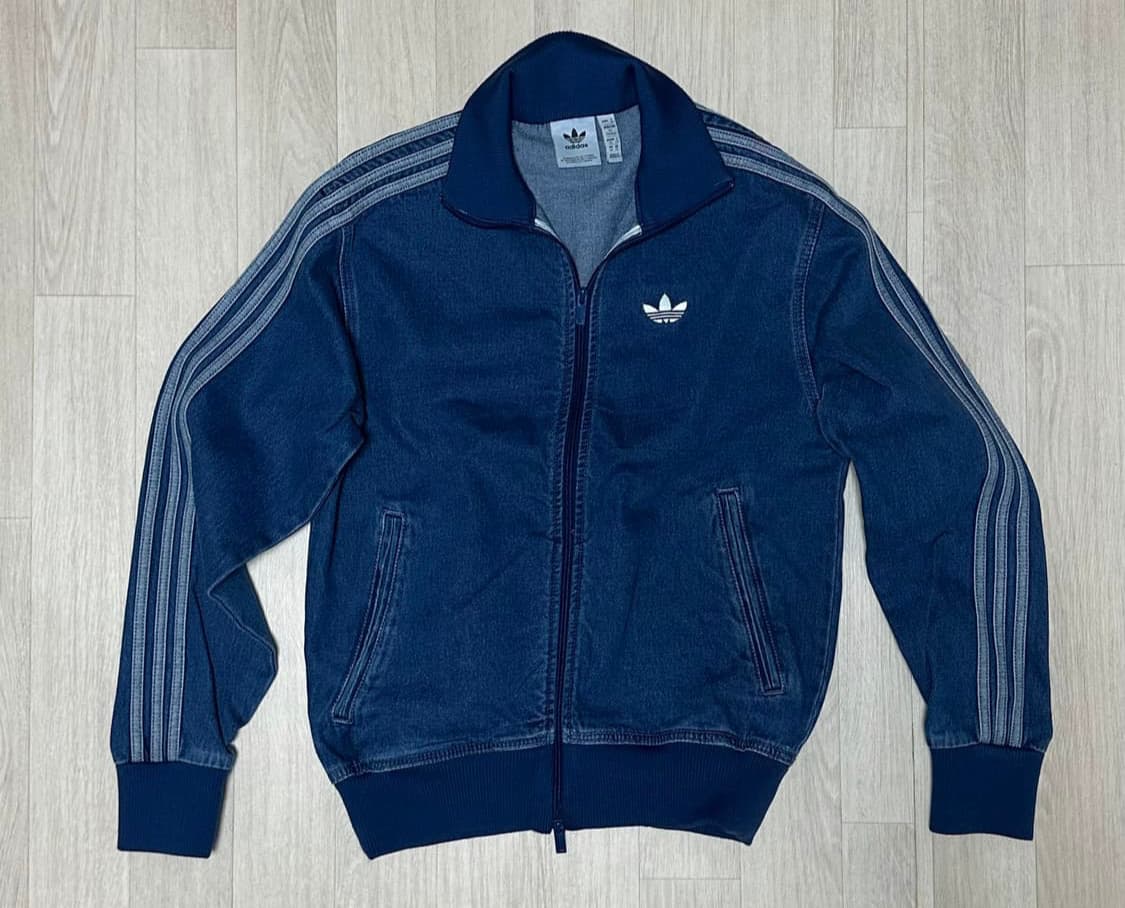 아디다스 데님 파이어버드 트랙탑 s 상품이미지1