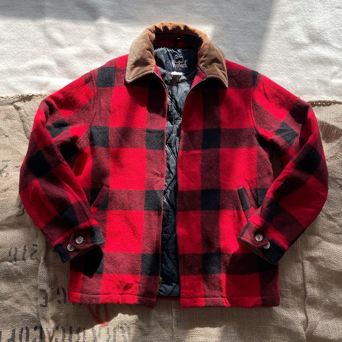 1990’s 울리치 버팔로 커버올 자켓 상품이미지1