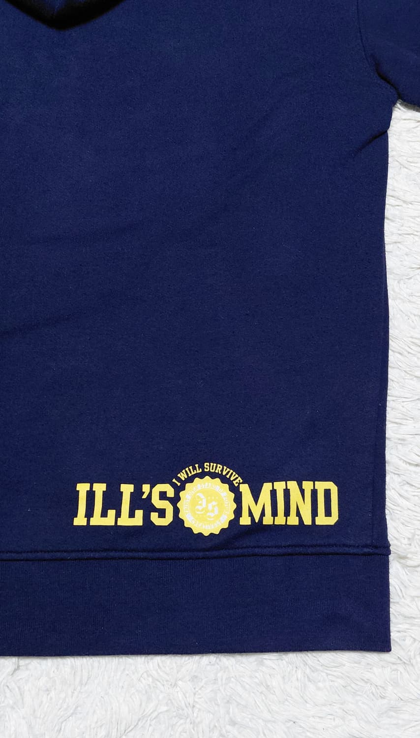 일즈 ILL'S 네이비 후드티 L 상품이미지6
