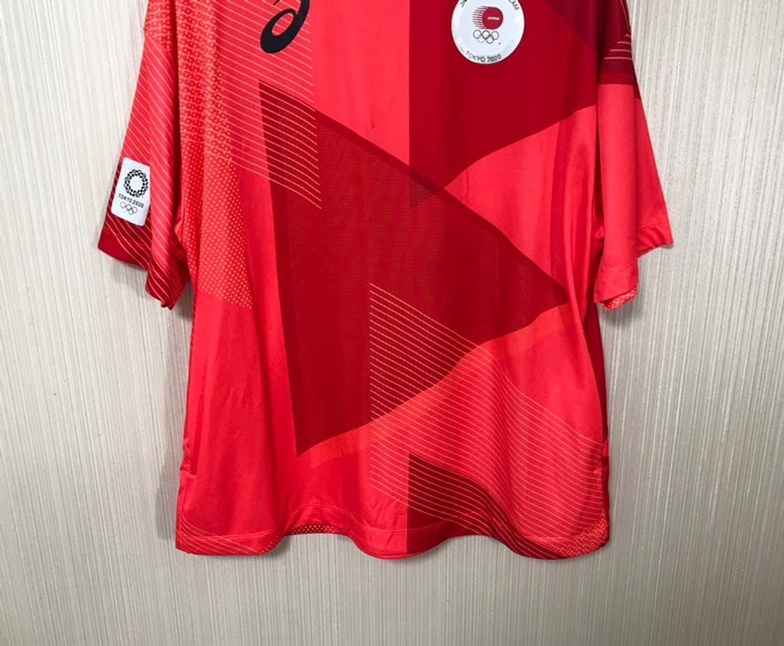 아식스 2020 도쿄올림픽 일본대표팀 트레이닝탑 M 선수용 상품이미지3