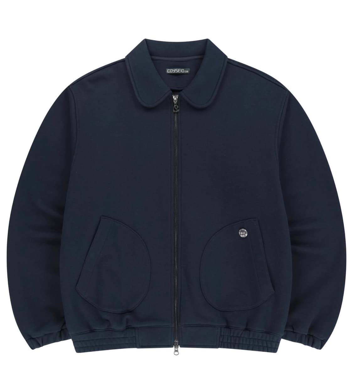 038 ROUND TRACK ZIP-UP NAVY 상품이미지1