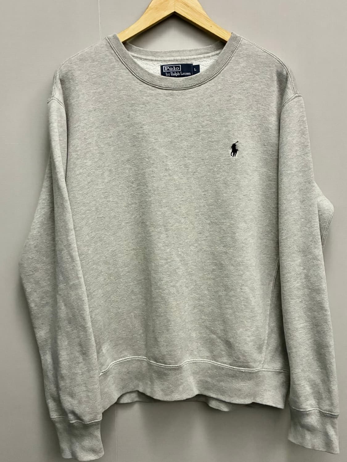 (L/103)00s 폴로랄프로렌 빈티지 스웻셔츠 맨투맨 멜란지그레이 상품이미지1