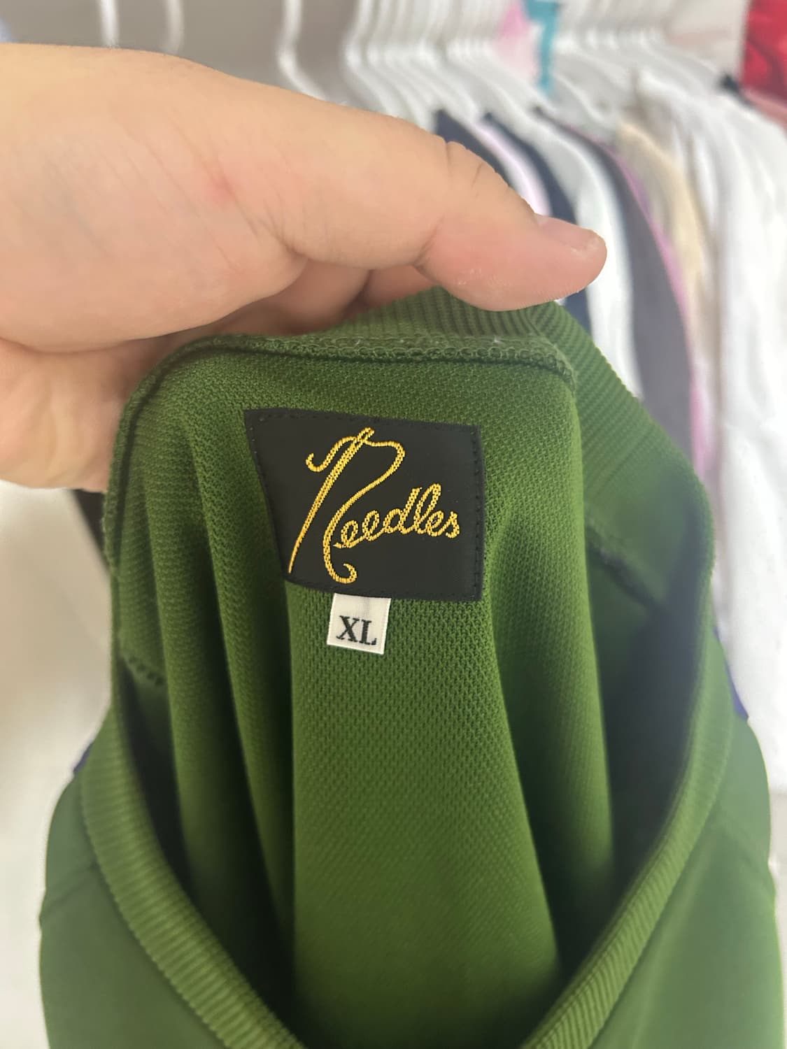 니들스 아이비 그린 셋업 xl 맨투맨,팬츠 상품이미지2