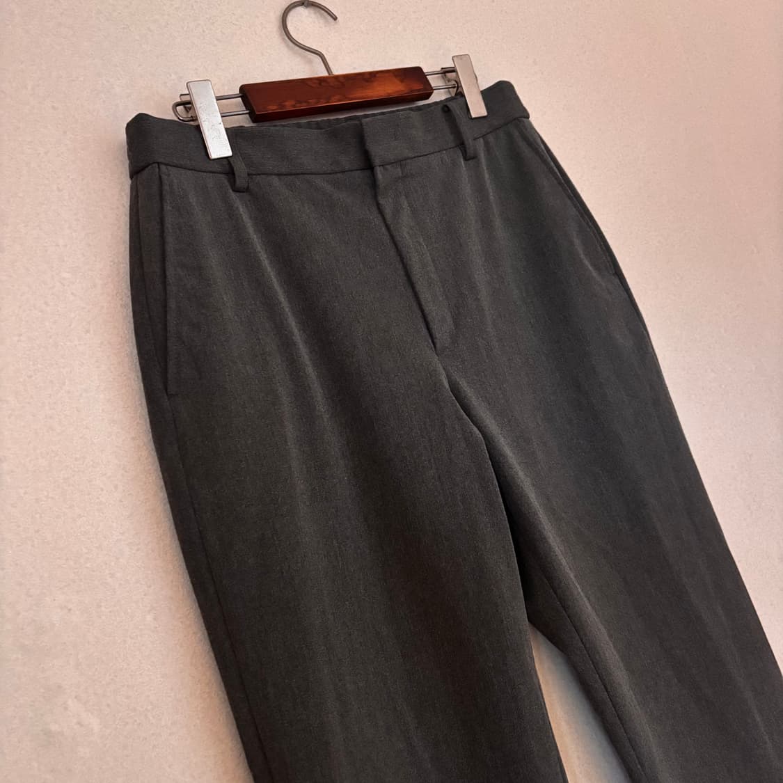 드로우핏 XL 그레이 슬랙스 팬츠 바지 허리 밴딩 미니멀 상품이미지9