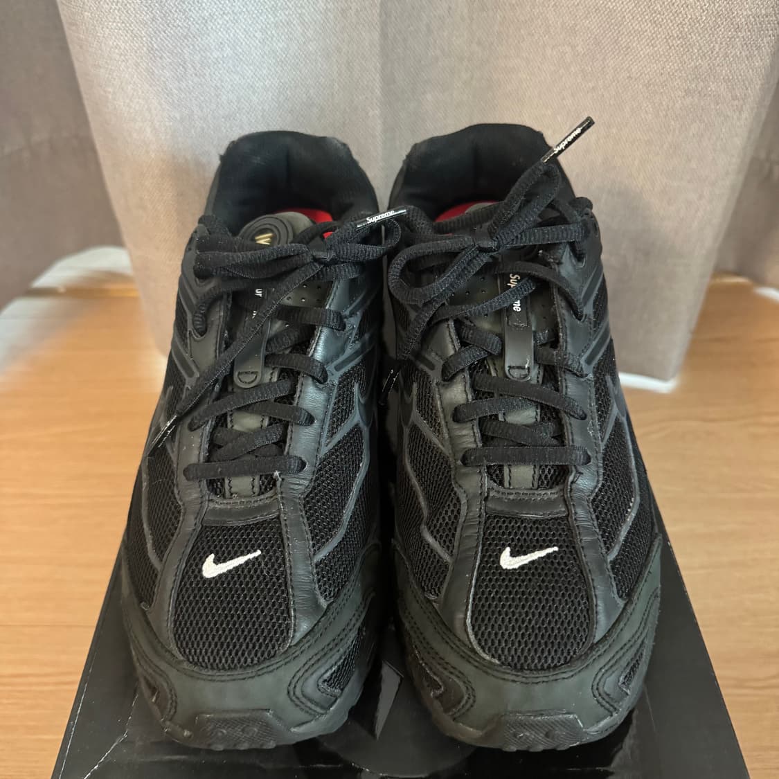 나이키 슈프림 샥스 라이드 블랙 260 사이즈 상품이미지2