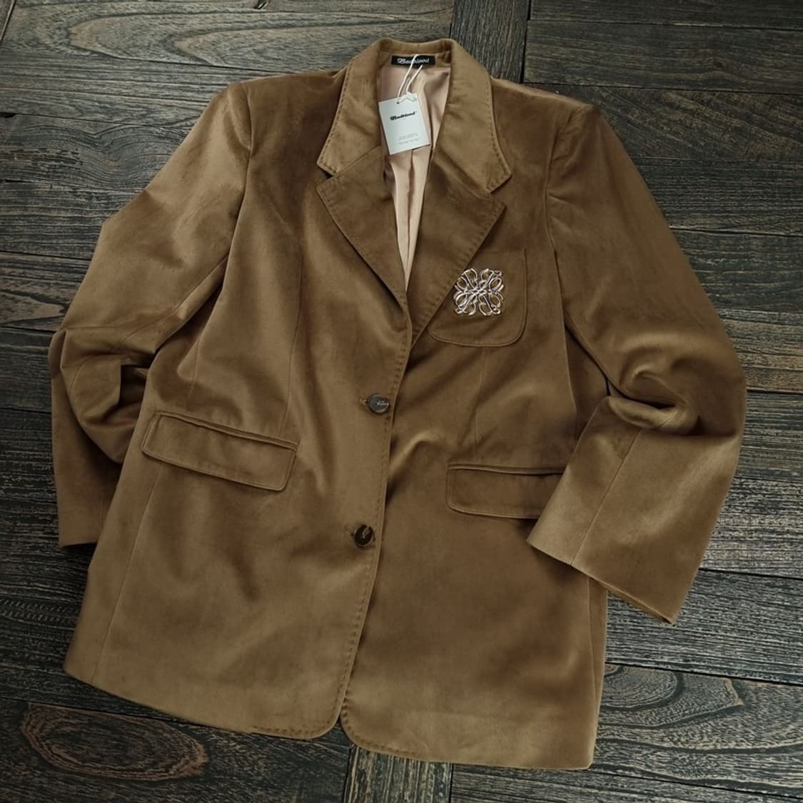 [배드블러드](새상품) 워크샵 벨벳 블레이저 자켓 M18834 상품이미지1