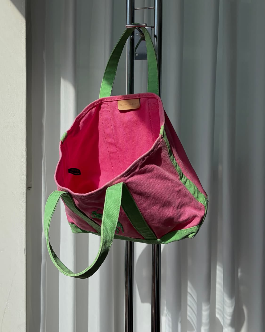 폴로 랄프로렌 빅포니 치프키프 캔버스 토트백 상품이미지8