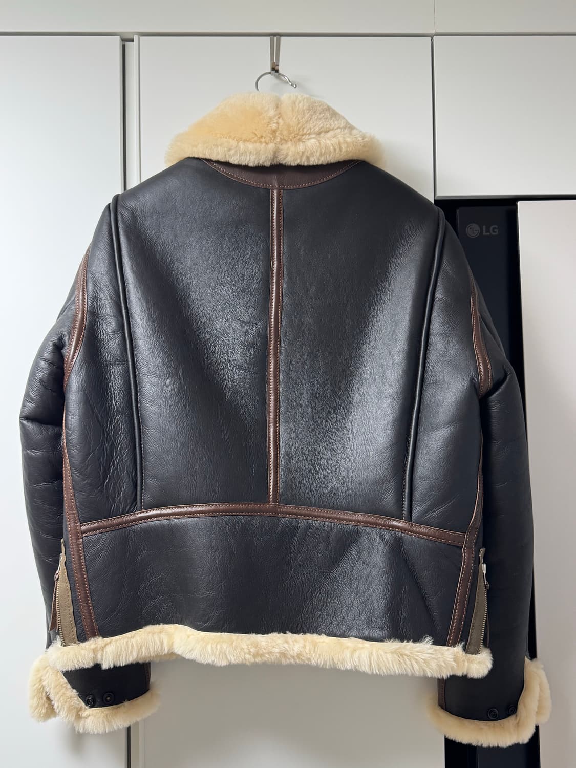 에어로레더 b6 무톤자켓 44 상품이미지5