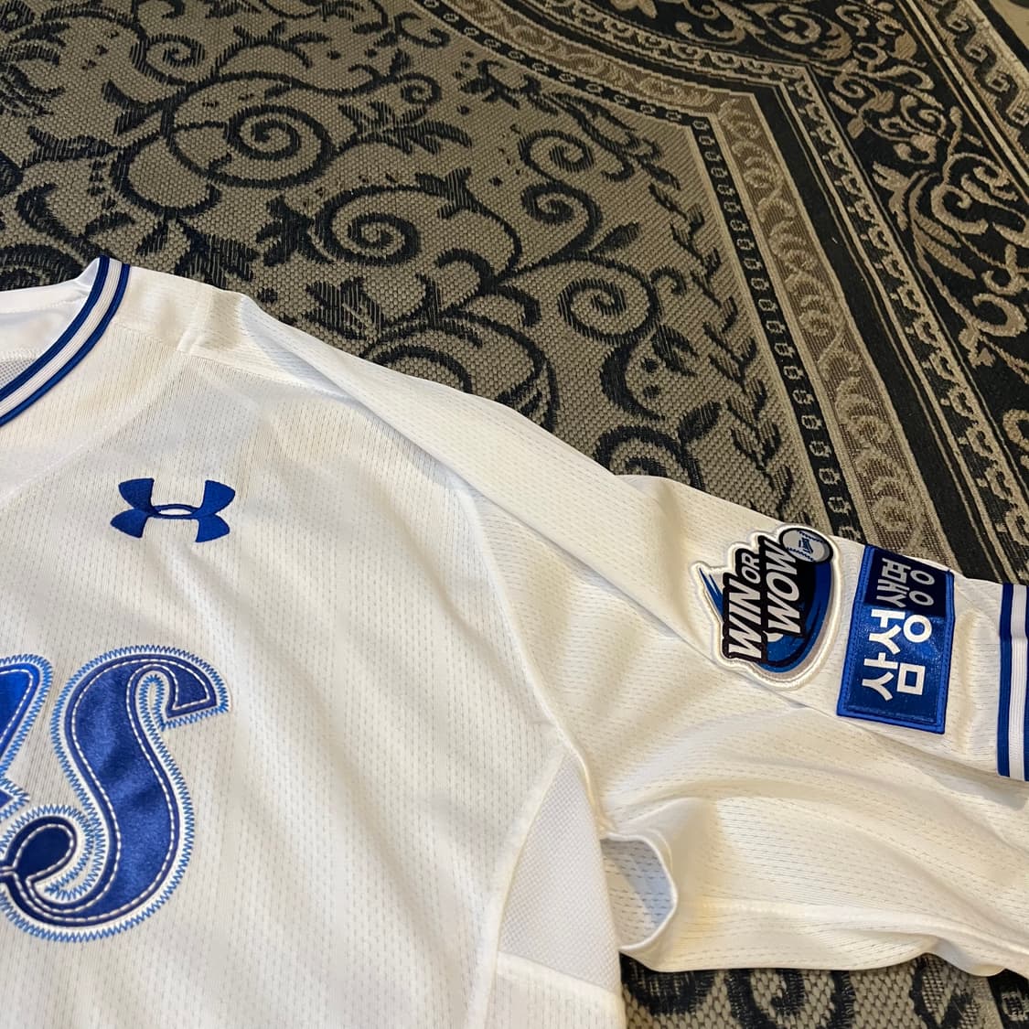 언더아머 삼성라이온즈 실착 유니폼/W2289 상품이미지2