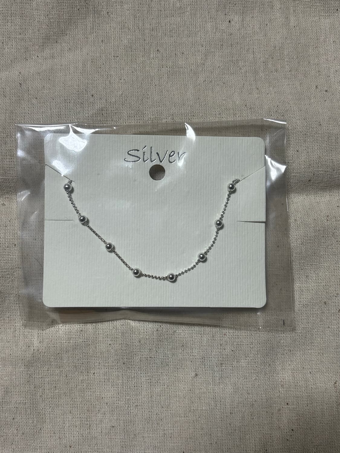 silver925 볼 체인 팔찌 상품이미지2