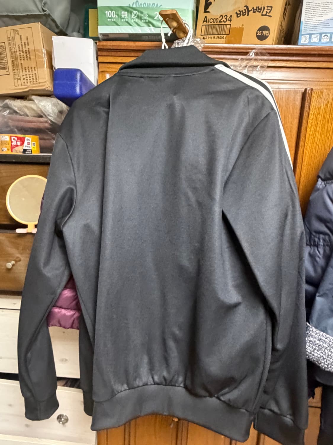 아디다스 아디컬러 클래식 베켄바우어 트랙탑 블랙 [iY8077] 상품이미지2