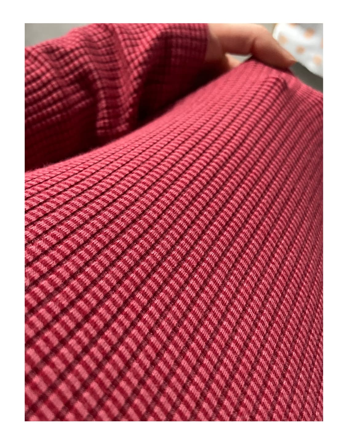 일본빈티지) 핑크 줄무늬 골지이너 상품이미지2