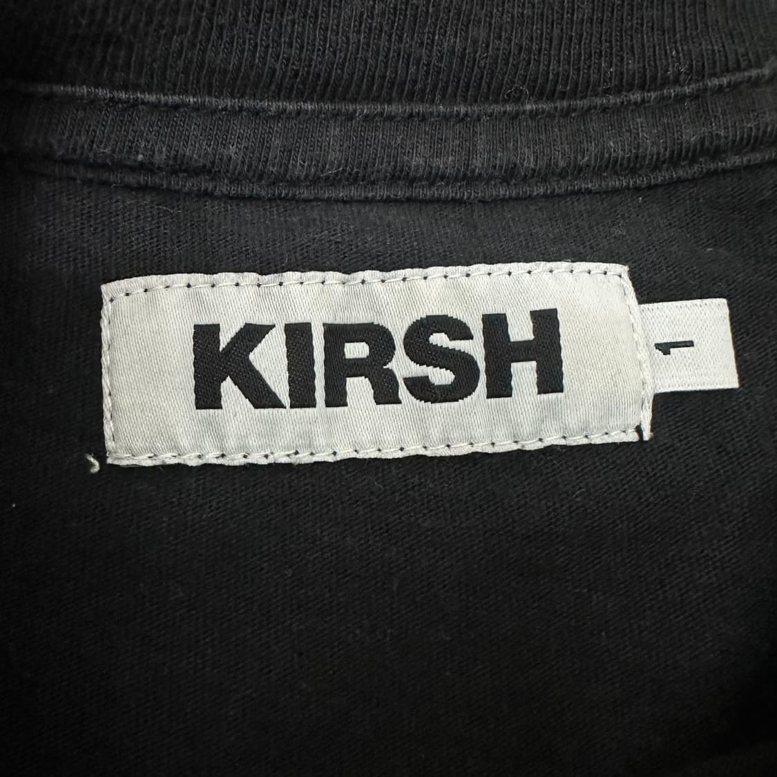 KIRSH 키르시 반팔티셔츠 블랙 1 상품이미지4