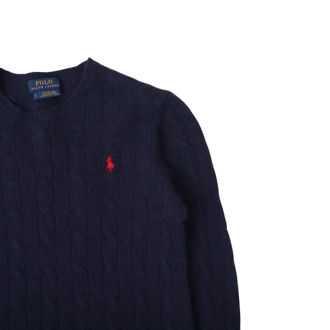 폴로 랄프로렌 네이비 울 캐시미어 니트 상품이미지2
