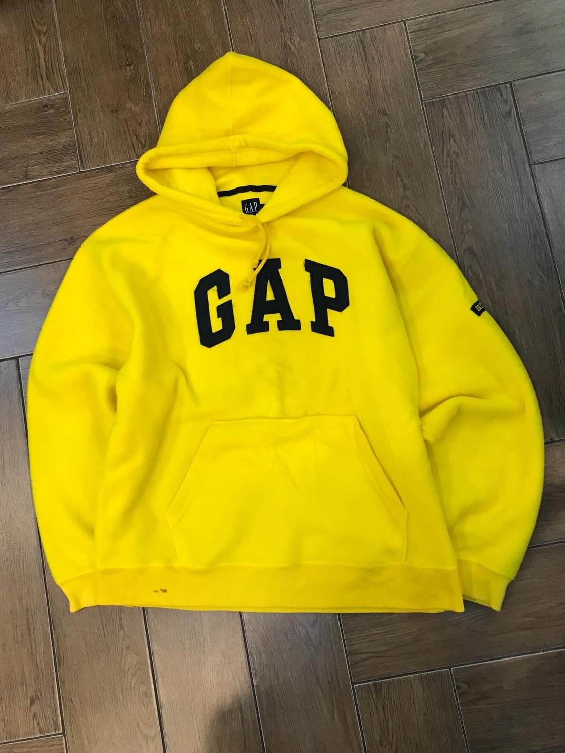 GAP Yellow Fleece Hoodie 상품이미지5