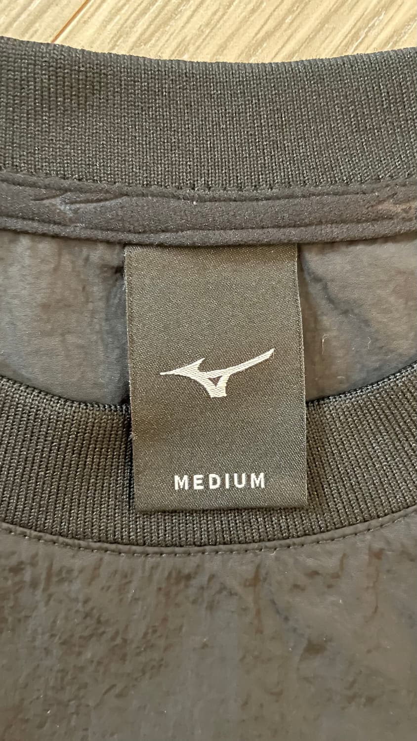 미즈노 피스테 바람막이 블랙 M 상품이미지3