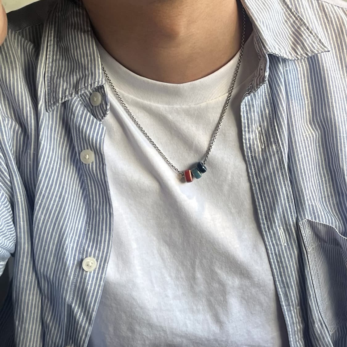 Opscura Colored Pendant Necklace 상품이미지2