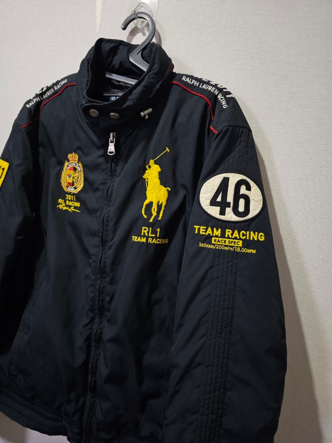 폴로 POLO 랄프로렌 빅포니 스페인 레이싱 팀 봄버 자켓 100/L 상품이미지2