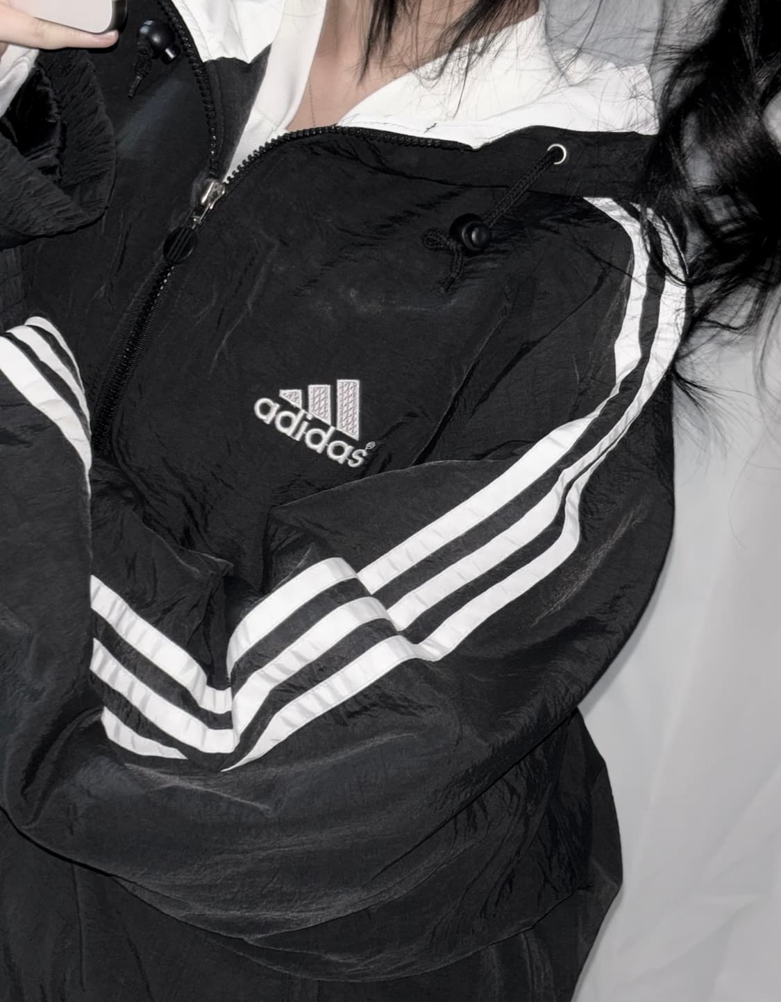 🐰아디다스 대대장 아방 누빔 후드 점퍼🖤 상품이미지3