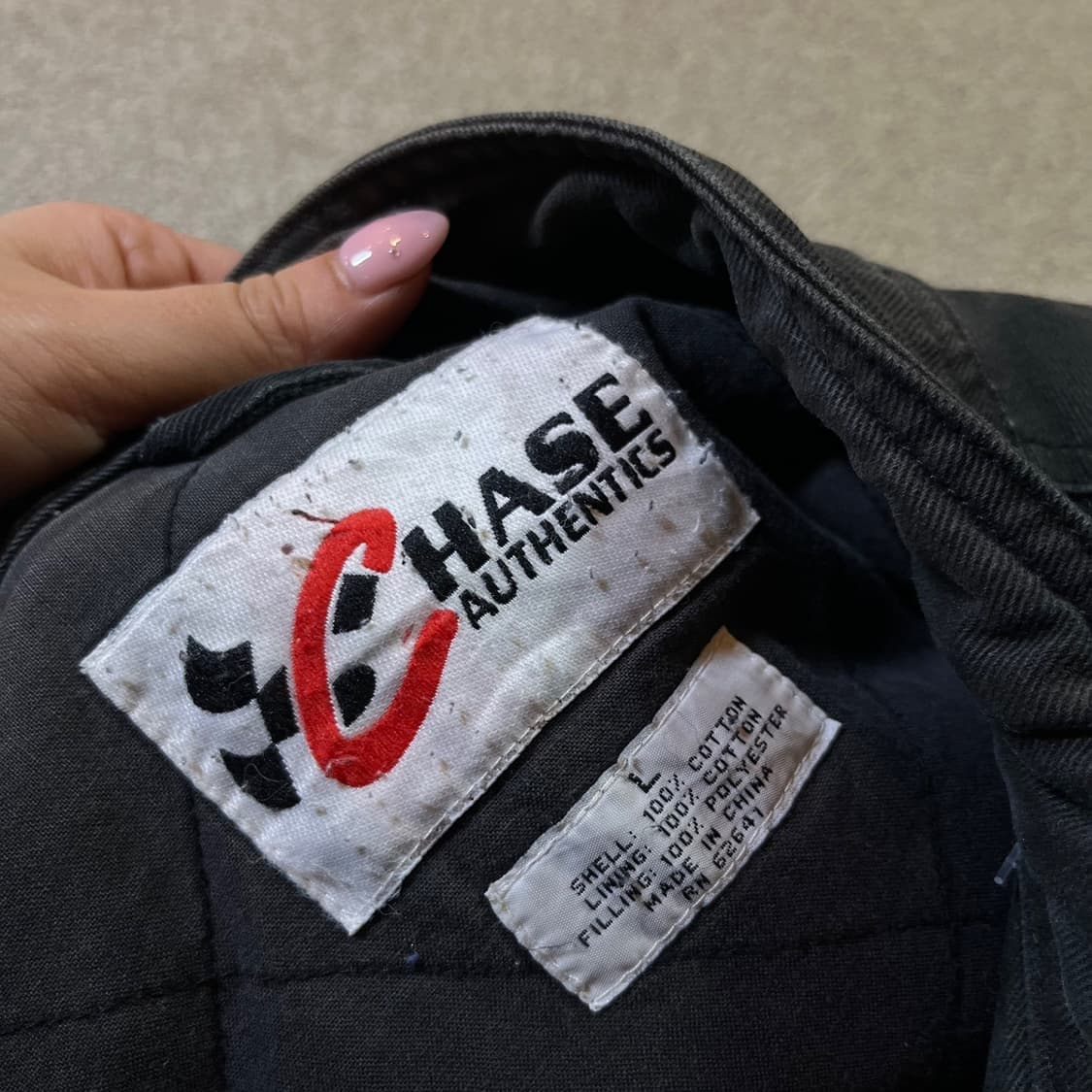 HASE NASCAR 빅 로고 코튼 레이싱 자켓 상품이미지5
