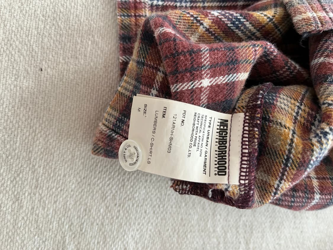 네이버후드 12fw 럼버 셔츠 상품이미지4