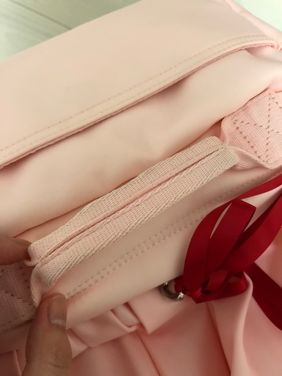 시몬로샤 러플 리본 가방 상품이미지6