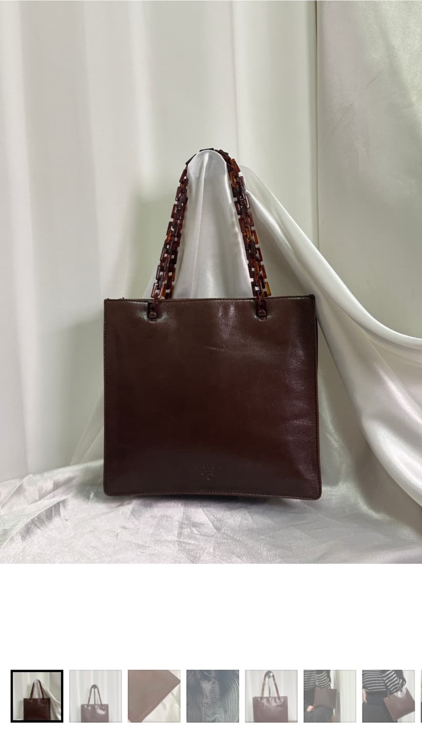 빈티지 프라다 미니 토트 (고이비토 정품 감정서 0) 상품이미지1