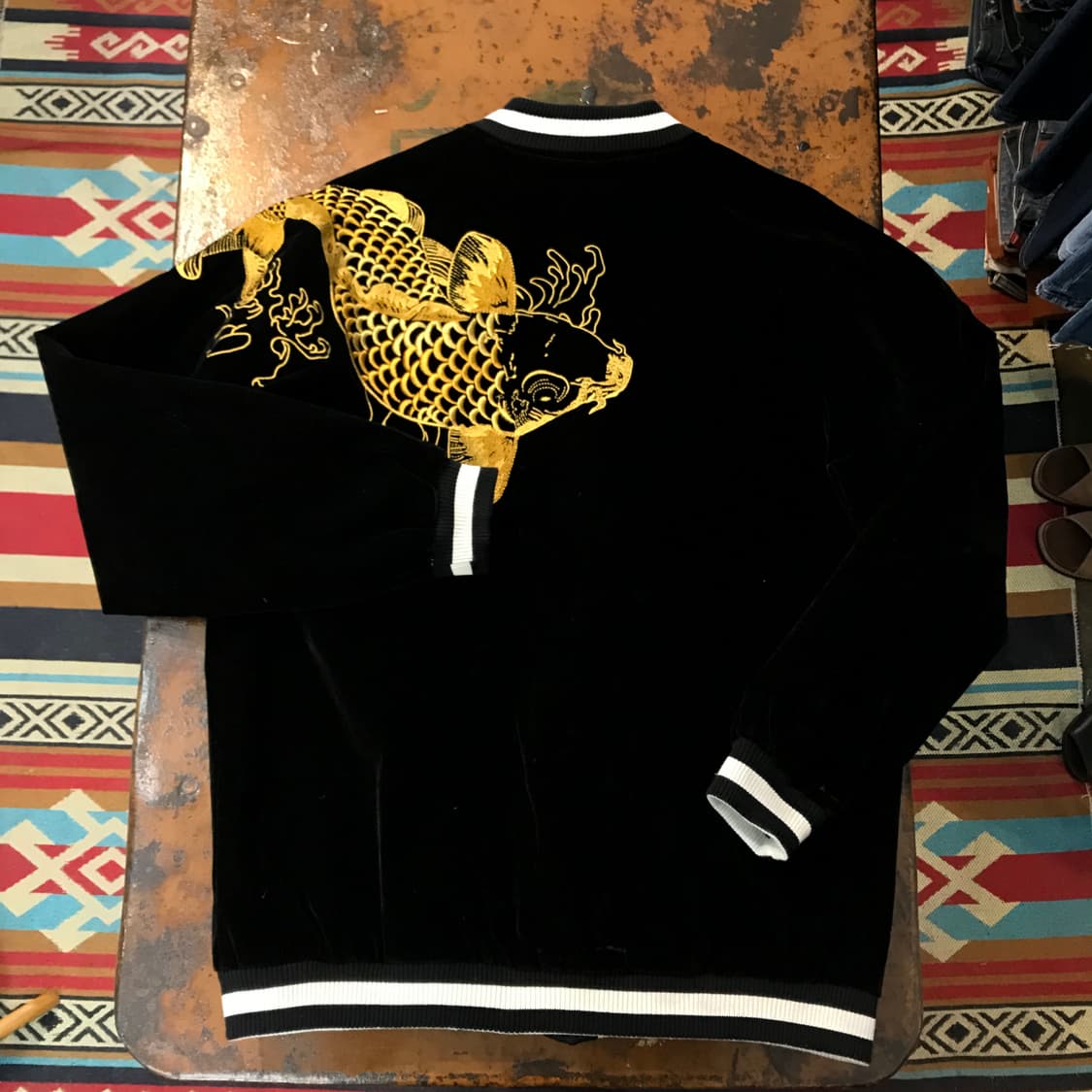 JAPAN VTG 일본 빈티지 리버시블 양면 스카쟌 남성 105 사이즈 상품이미지2