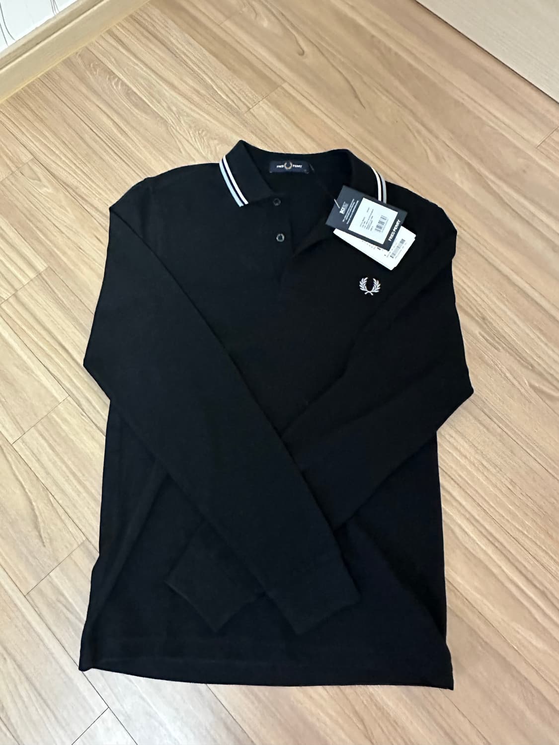 프레드페리 긴팔 카라티 상품이미지1