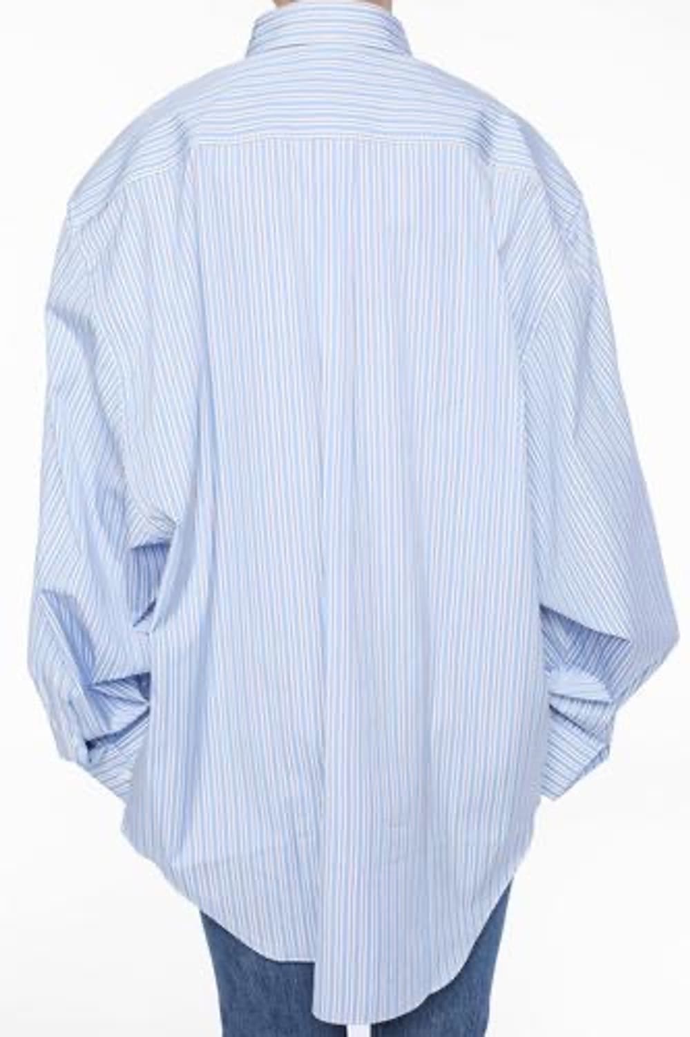 베트멍 꼼데가르송 오버핏 스트라이프 셔츠 블루 / S 상품이미지4