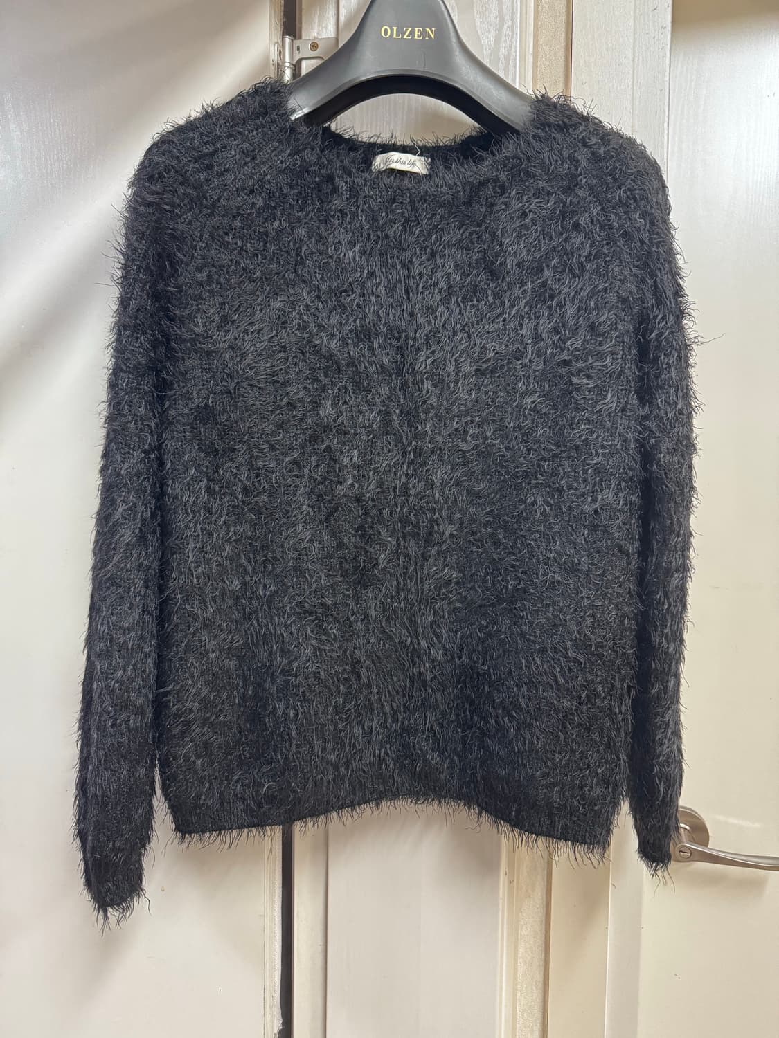 Black fur knit 상품이미지5