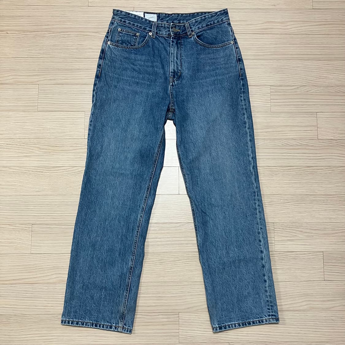 [M] 유스 스트레이트 데님 팬츠 상품이미지1