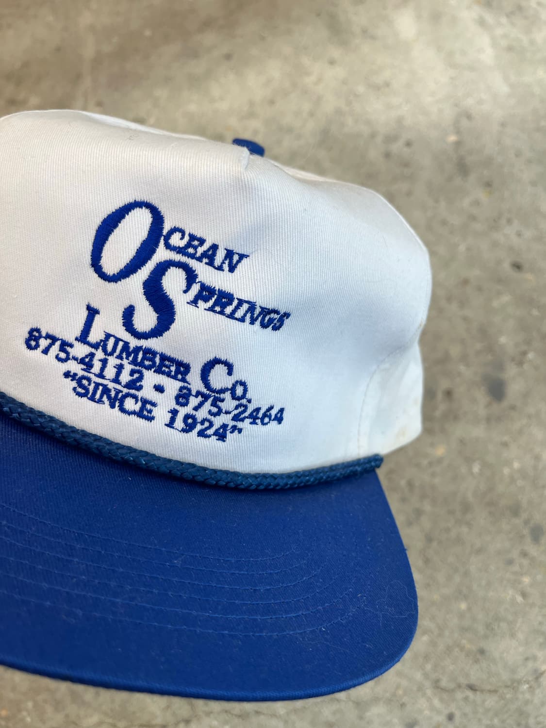 Vintage ocean springs hat  오션스프링스 빈티지 캡 상품이미지2
