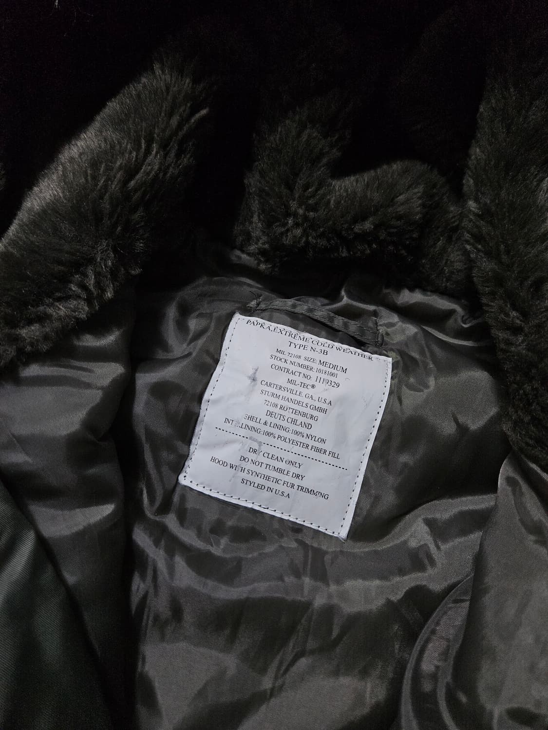 밀텍 Mil-Tec N3B 파카 M 상품이미지5