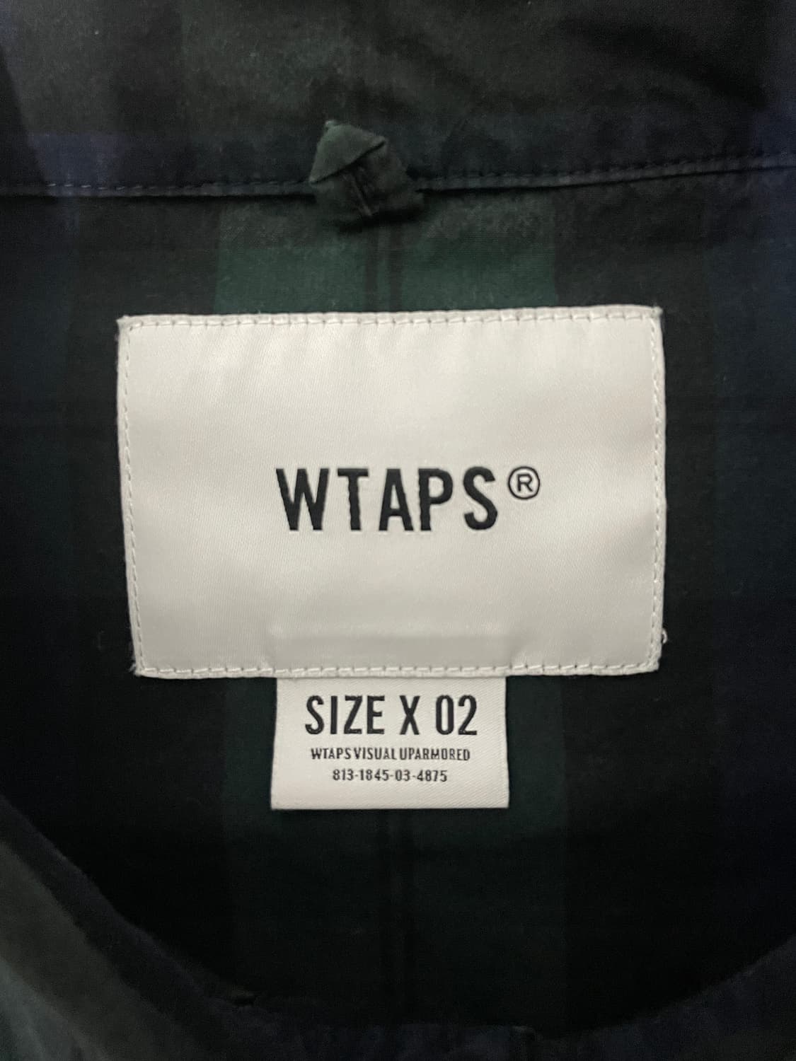 더블탭스 WTAPS WCPO 체크셔츠 2사이즈 상품이미지3