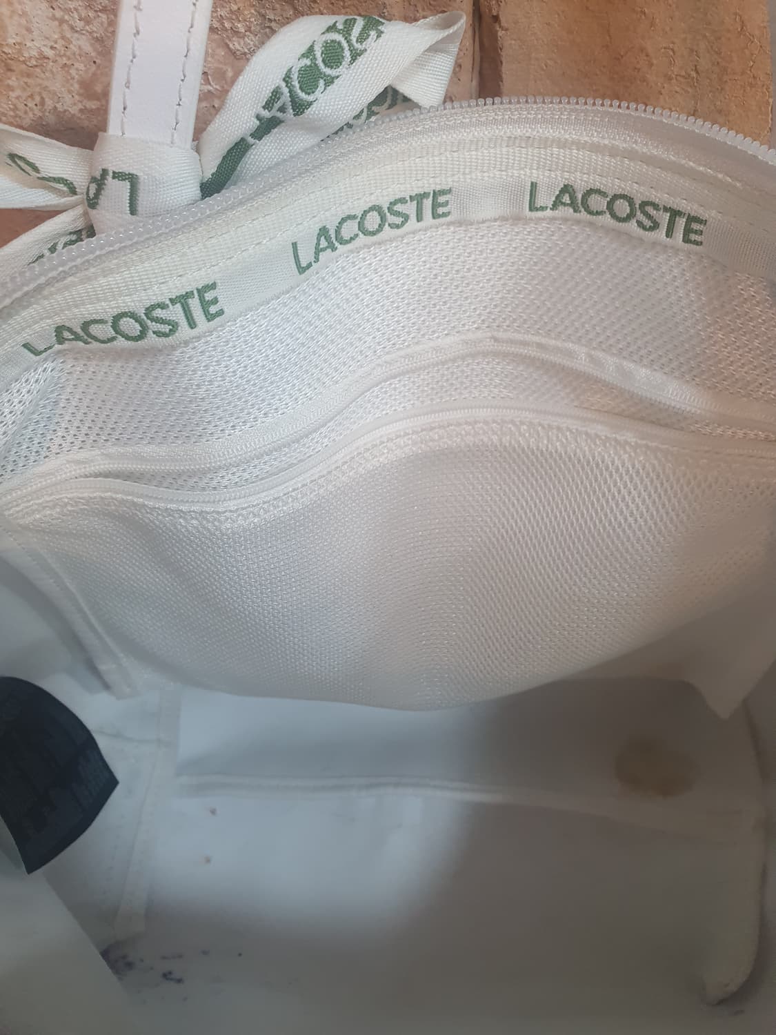 라코스테 화이트 토트백 숄더백 상품이미지9