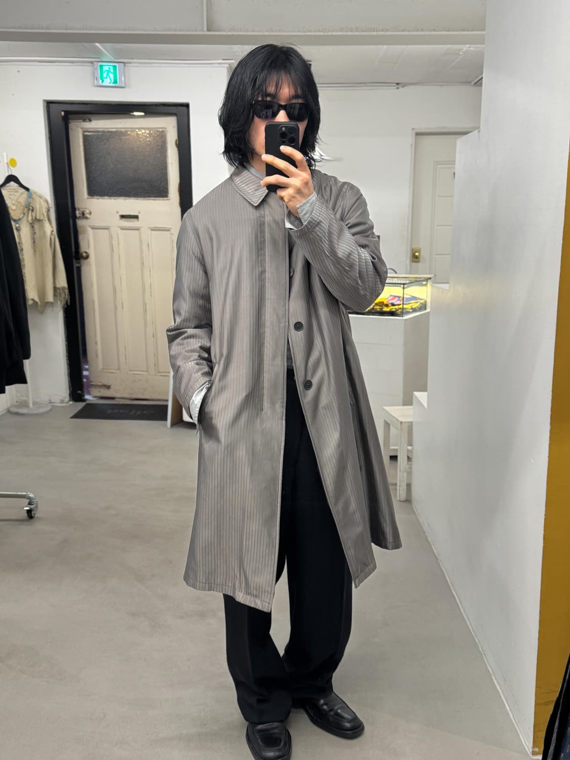 90s 조르지오 아르마니 나일론 코트 상품이미지1