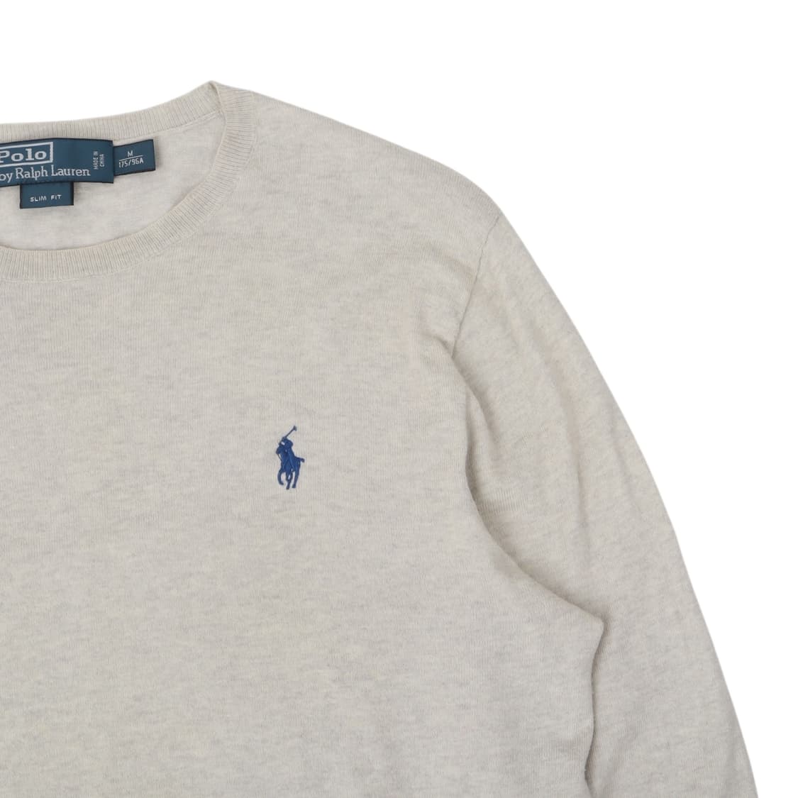 폴로 랄프로렌 라이트그레이 코튼 라운드 니트 상품이미지3