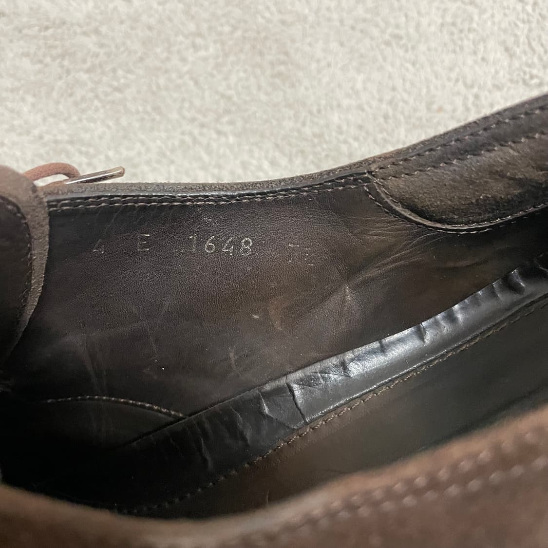 270) 프라다 스포츠 스웨이드 레더 레이스업 더비 스니커즈 상품이미지4