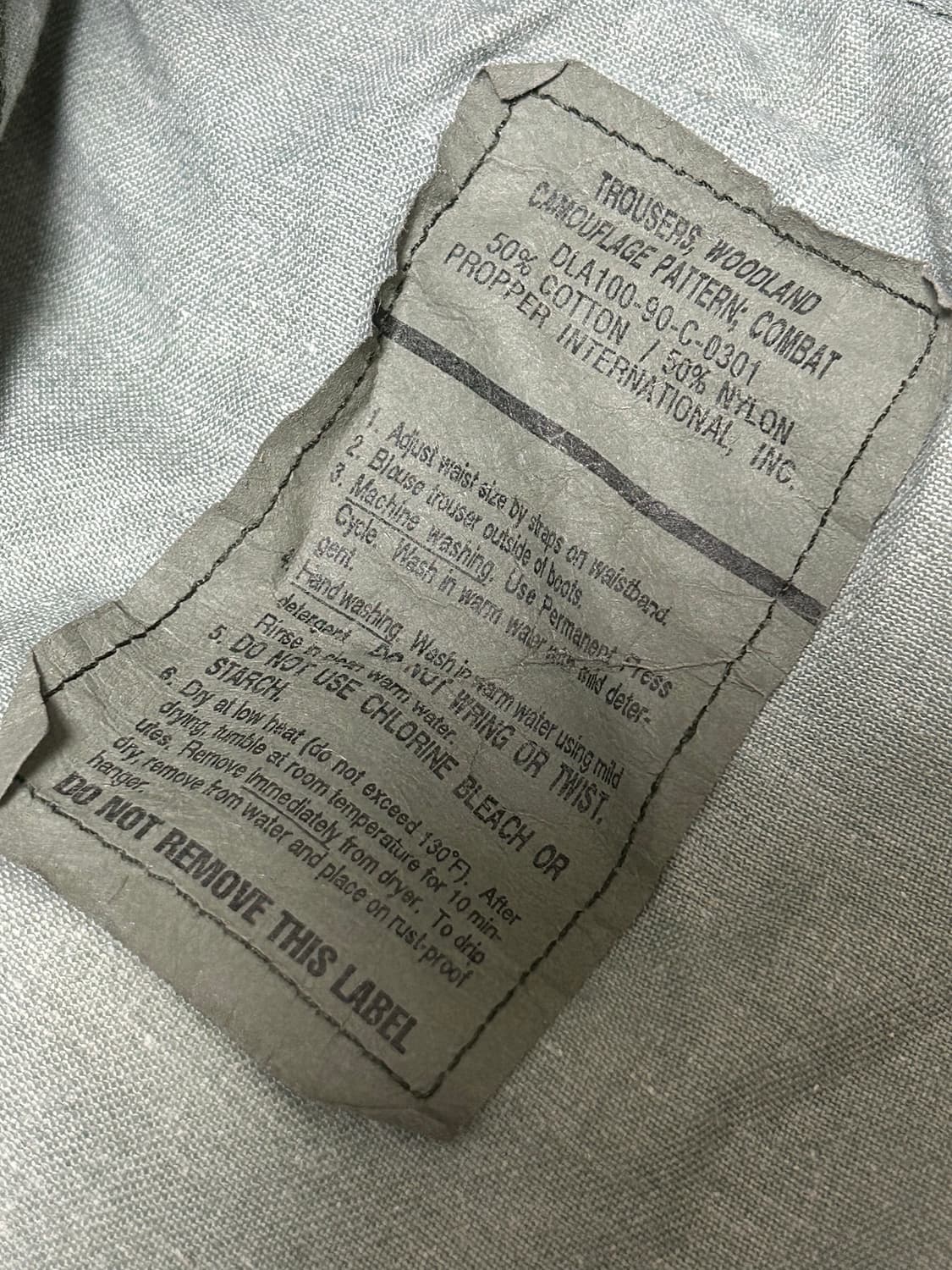 90s usa 미군 밀리터리 우드랜드 카고팬츠 상품이미지5