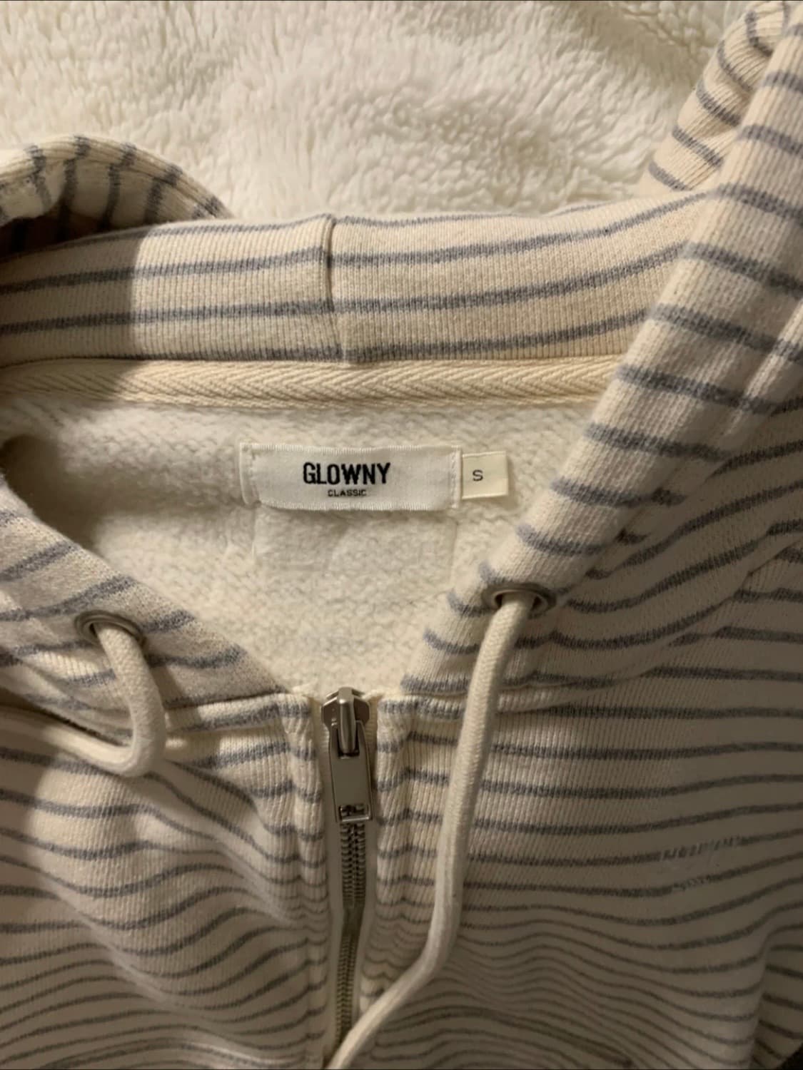 글로니 G CROP ZIP UP 스트라이프 상품이미지5