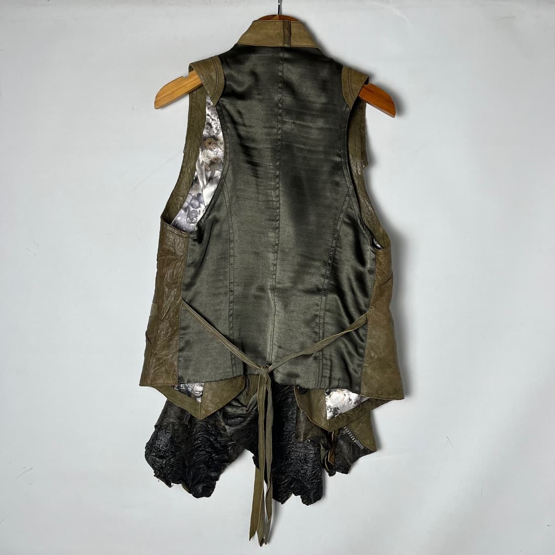 [VTG] 빈티지 그런지 더블 레더 베스트 상품이미지2