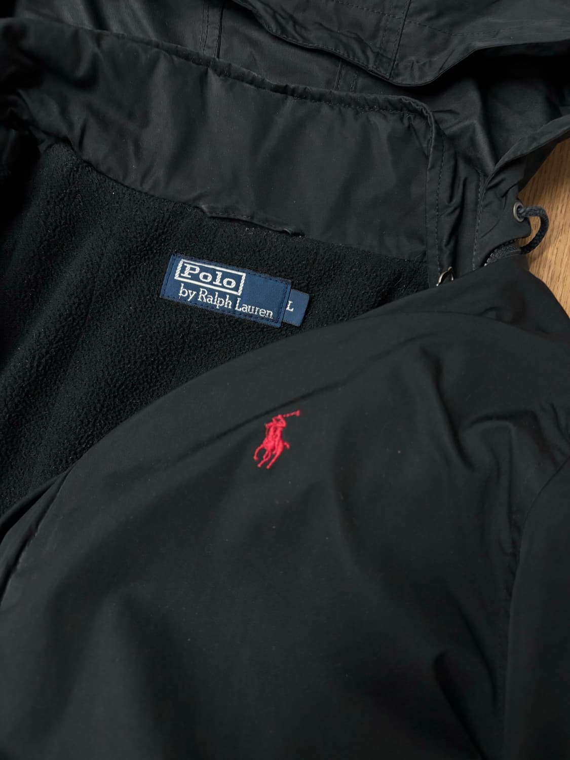 폴로 두산 후디 아카이빙 블랙 자켓 상품이미지5