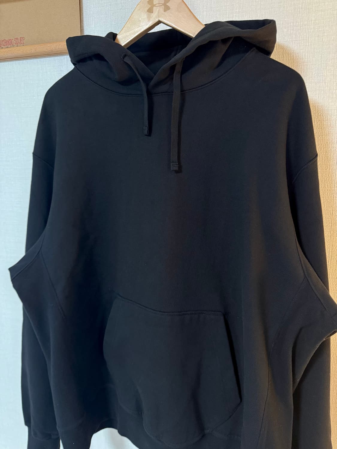 [XL]이스트로그 퍼머넌트 후드티 블랙 상품이미지3