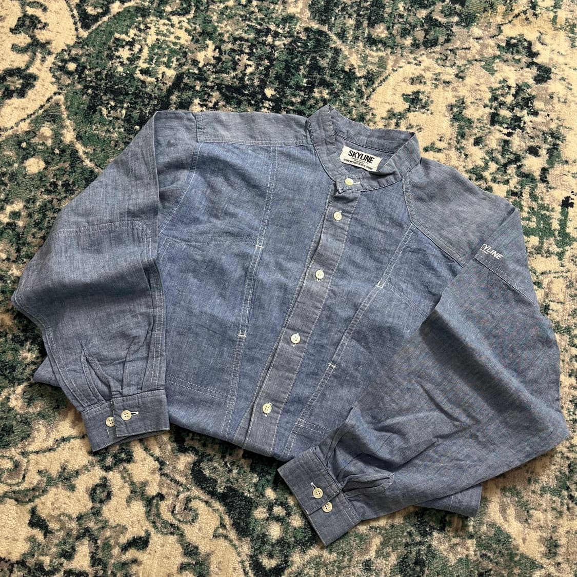 90s Issey miyake 이세이미야케 논카라 아메카지 셔츠 상품이미지3