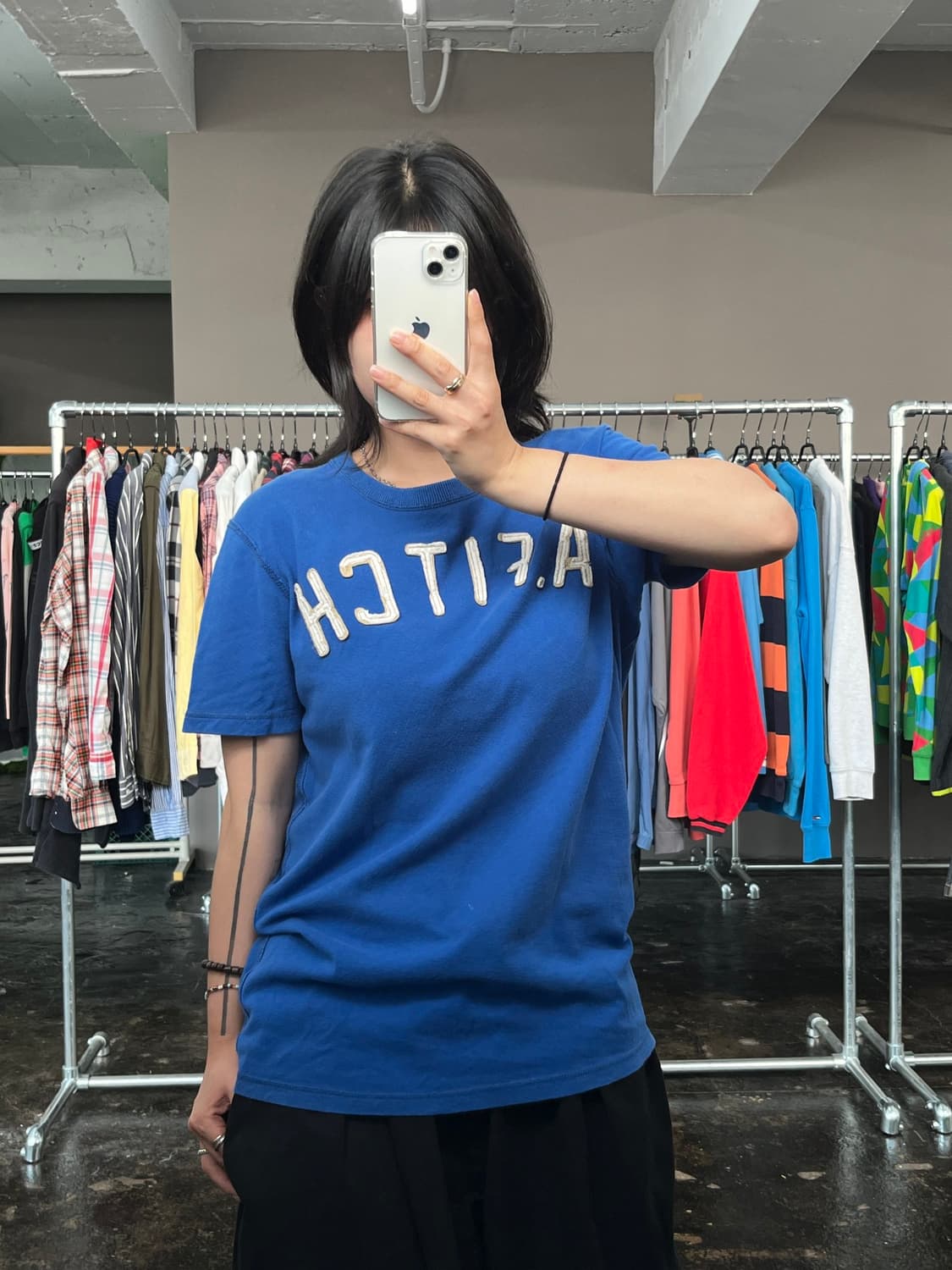 Abercrombie & Fitch 로고 반팔 티셔츠 상품이미지1