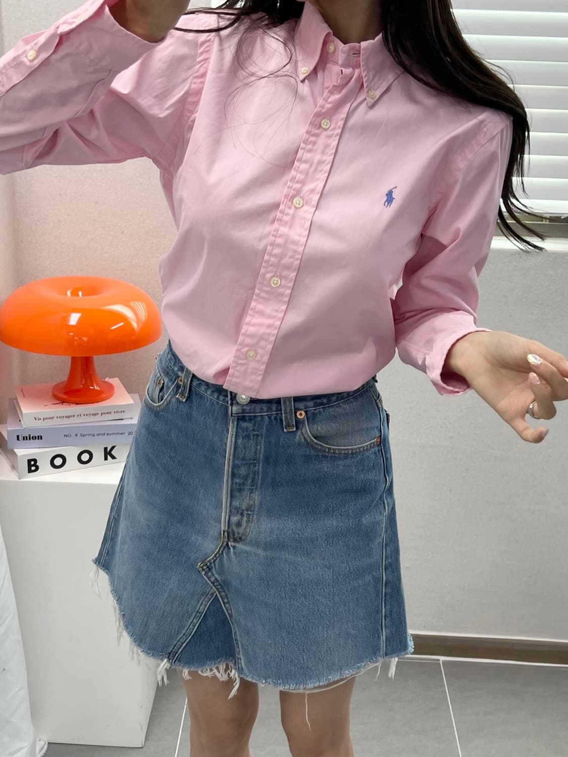 (WOMEN 37)90'S 랄프로렌 셔츠-M573 상품이미지9